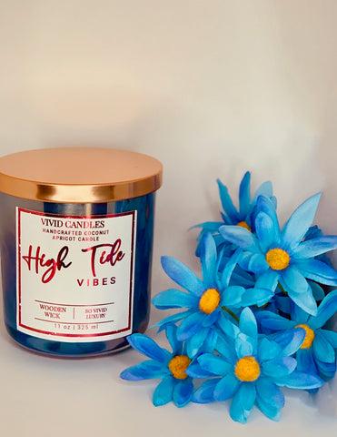 High Tide Vibes Coconut Apricot Luxury Candle
